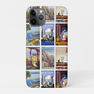 Case-Mate iPhone Case Voyagez dans le monde poster vintage collage