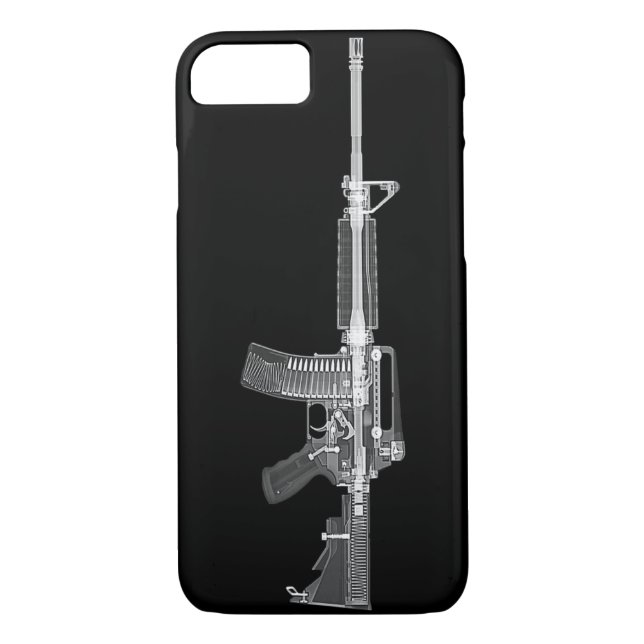 Coques Case-Mate iPhone Vraie TOMODENSITOMÉTRIE AR-15 du RAYON X ÉLEVÉ de (Dos)