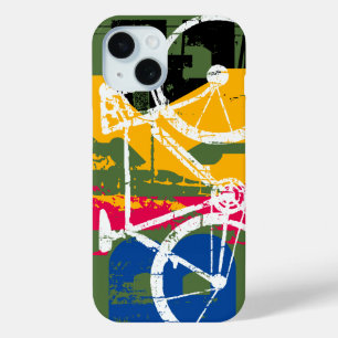 Coque Pour iPhone 15 VTT cool pop urbain - vélo