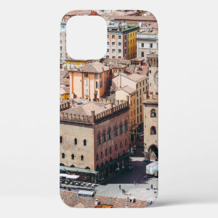 Case-Mate iPhone Case Vue aérienne de la Piazza Maggiore carré et San Pe