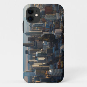 Coque Case-Mate iPhone Vue aérienne d'horizon de ville de Seattle