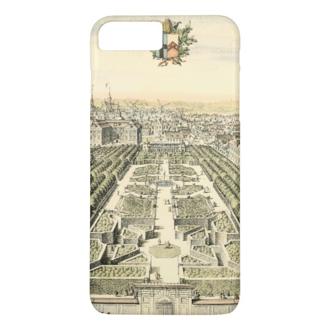 Coques Case-Mate iPhone Vue aérienne du jardin formel par Eric Dahlbergh (Dos)