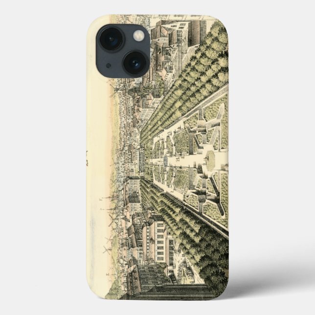 Coques Case-Mate iPhone Vue aérienne du jardin formel par Eric Dahlbergh (Verso)