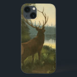 iPhone 13 Case Vue arrière du lac Elk Vue sur un lac<br><div class="desc">Vivez-vous loin de la nature ? Cette belle et pourtant classique image donne une impression de tranquillité et les couleurs de l'élan sont précises ce qui rend cette image très réaliste. Obtenez cet art de style nature sur vos produits préférés!</div>