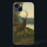 Etui iPhone 13 Vue arrière du lac Elk Vue sur un lac<br><div class="desc">Vivez-vous loin de la nature ? Cette belle et pourtant classique image donne une impression de tranquillité et les couleurs de l'élan sont précises ce qui rend cette image très réaliste. Obtenez cet art de style nature sur vos produits préférés!</div>