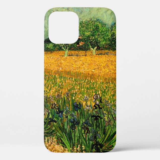 Coques Case-Mate iPhone Vue d'Arles avec des iris par Vincent van Gogh (Verso)