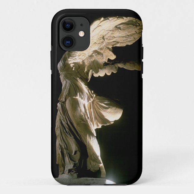 Coques Case-Mate iPhone Vue de côté de la victoire de Samothrace (Parian (Dos)
