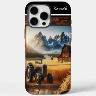 Coque iPhone 16 Pro Max Vue de la ferme de montagne