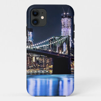 Coques Pour iPhone Vue de la réflexion de pont de Brooklyn de New