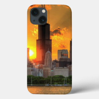 Case-Mate iPhone Case Vue de l'horizon de Chicago d'Adler