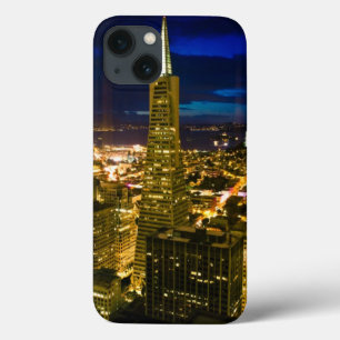 iPhone 13 Coque Vue de nuit de San Francisco.