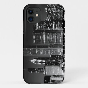 Case-Mate iPhone Case Vue de nuit du paysage urbain célèbre de Chicago