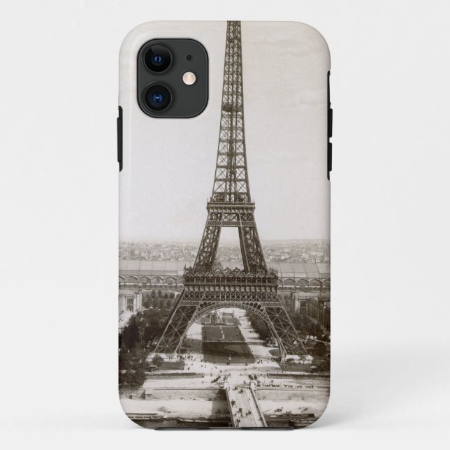 Coques Case-Mate iPhone Vue de Tour Eiffel, 1900 (Dos)