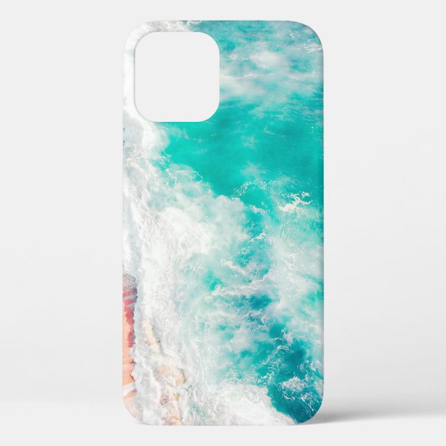 Coques Case-Mate iPhone Vue des oiseaux sur les vagues de l'océan (Verso)