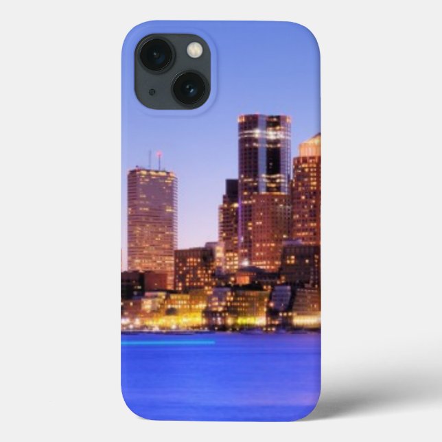 Coques Case-Mate iPhone Vue du quartier financier du centre de Boston (Verso)