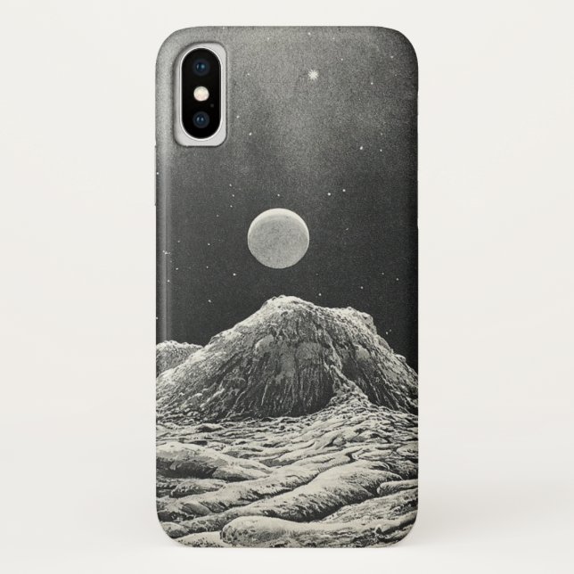Coques Case-Mate iPhone Vue d'une planète de la Lune (Dos)