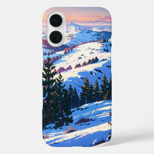 Coque Pour iPhone 16 Vue Hilltop hiver