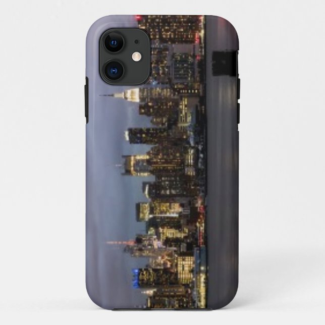 Coques Case-Mate iPhone Vue panoramique de début de soirée de Manhattan (Dos)
