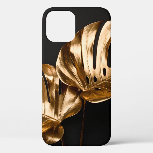 Coques Case-Mate iPhone Vue rapprochée de l'or naturel peint monstère trop (Verso)