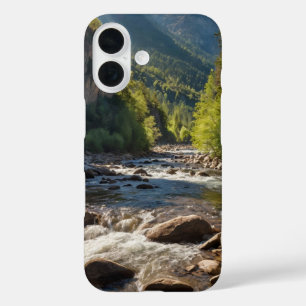 Coque Pour iPhone 16 Vue sur la rivière Alpine