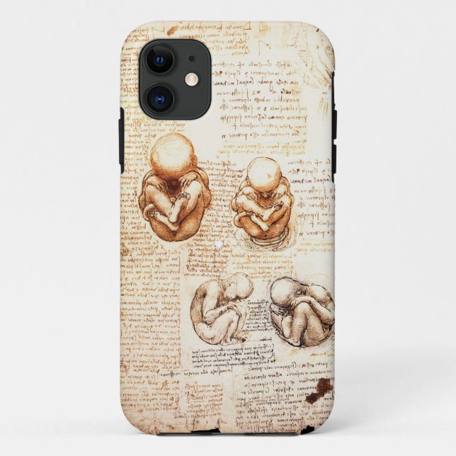 Coques Case-Mate iPhone Vues d'un foetus dans l'utérus, Ob-Gyn Médicale (Dos)