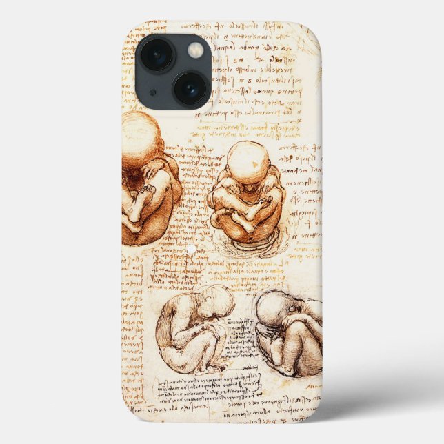 Coques Case-Mate iPhone Vues d'un foetus dans l'utérus, Ob-Gyn Médicale (Verso)