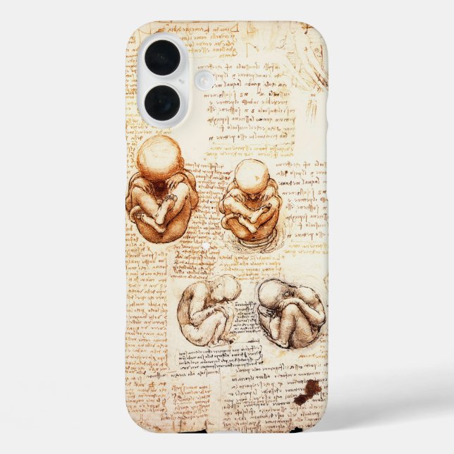 Coques Case-Mate iPhone Vues d'un foetus dans l'utérus, Ob-Gyn Médicale (Verso)