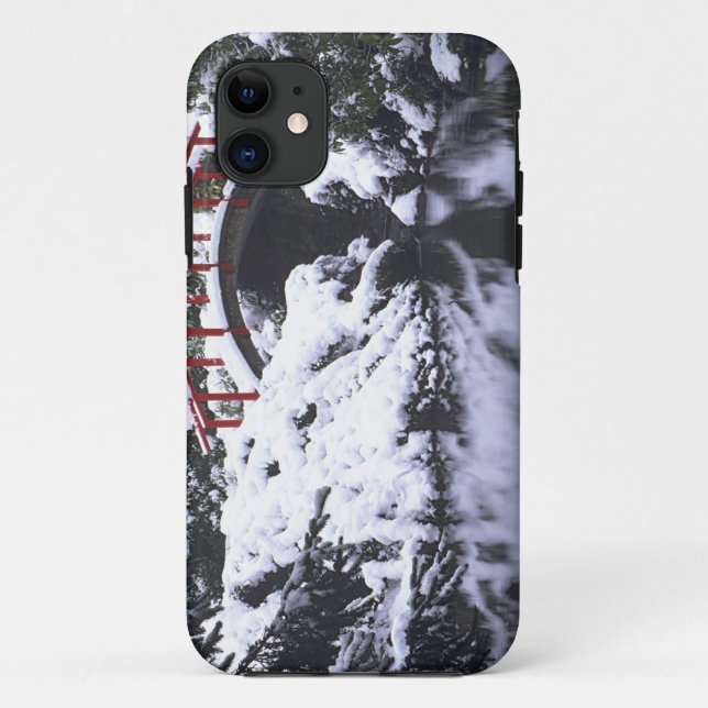 Coques Case-Mate iPhone WA, Seattle, Pont de lune et étang après l'hiver 2 (Dos)