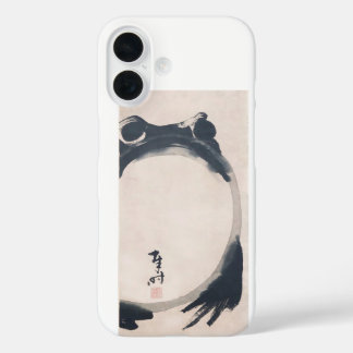 Coque Pour iPhone 16 Wabi Sabi Grumpy  Frog by Hoji Japanese Sumi-e  Ca