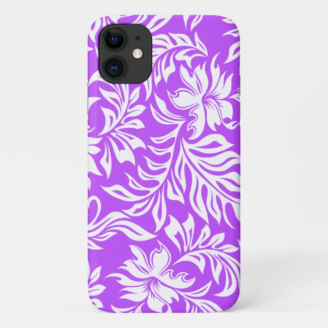 Coques Case-Mate iPhone Waikiki Hibiscus Hawaiian Pareau Floral (Dos)