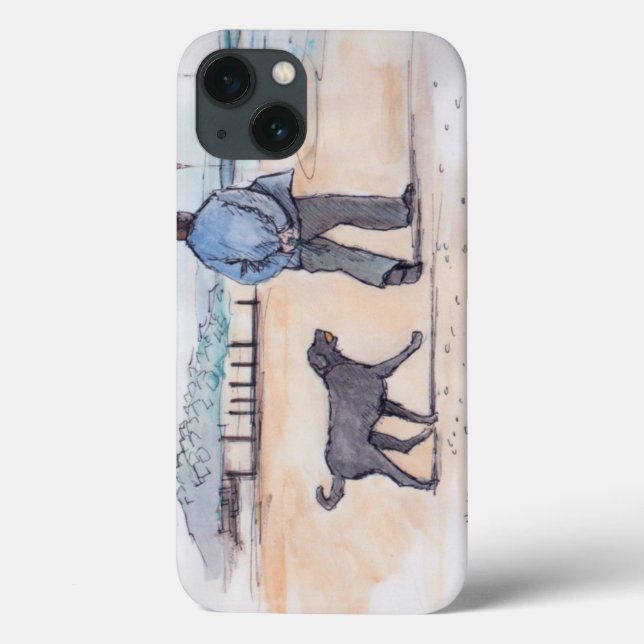 Coques Case-Mate iPhone walking the dog - 07 (Verso)
