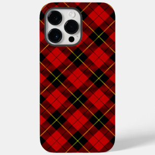 Coque Case-Mate iPhone Wallace tartan rouge noir plaid