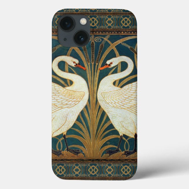Coques Case-Mate iPhone Walter Crane Swan (Verso)