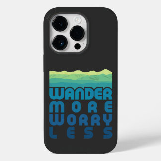 Coque Case-Mate iPhone Wander More Worry Less/blue gradient Coque-Mate iP