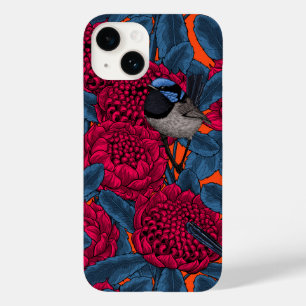 Coque Case-Mate iPhone Waratah rouge et brunes