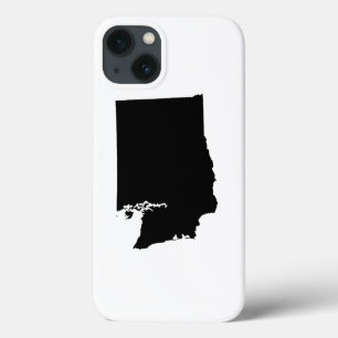iPhone 13 Coque Washington en noir et blanc