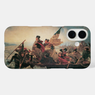 Coque Pour iPhone 16 Washington Traverser le Delaware par Emanuel Leutz