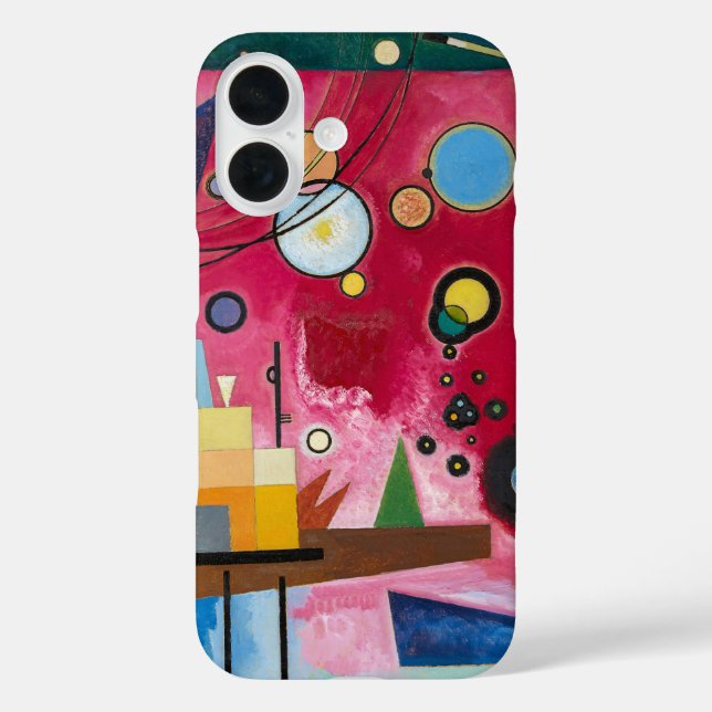 Coques Case-Mate iPhone Wassily Kandinsky Schweres Rot 1924 Art Abstrait (Verso)