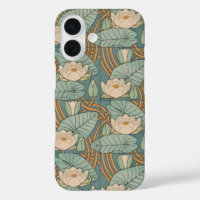 Water Lys Lily Art Nouveau Nature