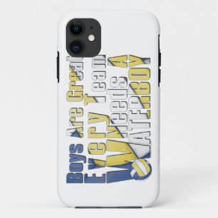 Coque Case-Mate iPhone Waterboy Volleball en bleu et jaune