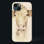 Coque Case-Mate iPhone Watercolor Barn Animals | Cow<br><div class="desc">Watercolor Barn Animals | Cow  Artist: Grace Popp</div>