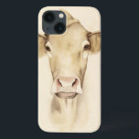 Coque Case-Mate iPhone Watercolor Barn Animals | Cow<br><div class="desc">Watercolor Barn Animals | Cow  Artist: Grace Popp</div>