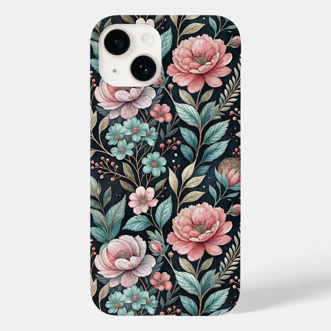 Coques Case-Mate iPhone Watercolor Beautiful Wildflowers  (Verso)