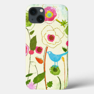 iPhone 13 Case Watercolor Garden Flowers