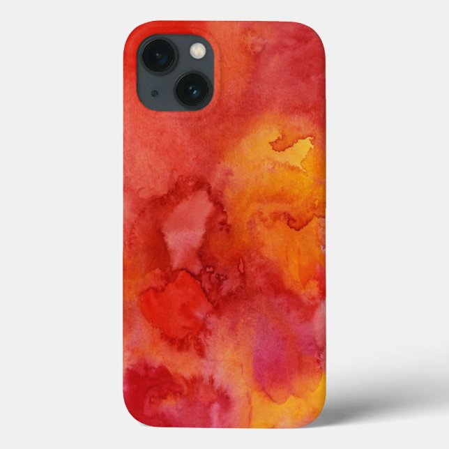 Coques Case-Mate iPhone Watercolor painting background. (Verso)