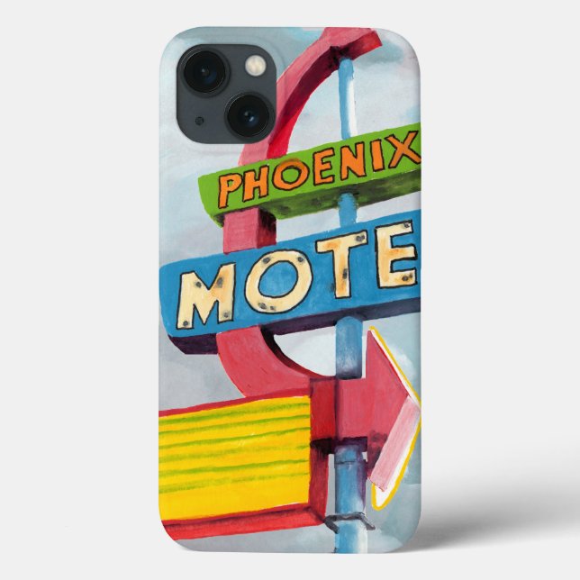 Coques Case-Mate iPhone Watercolor Phoenix Motel (Verso)