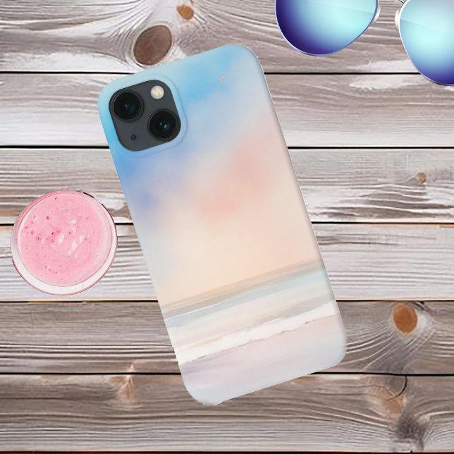 Coques Case-Mate iPhone Watercolor Soft Beach (Créateur téléchargé)