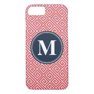Case-Mate iPhone Case Watermelon rose grec clé Motif marine Monogramme