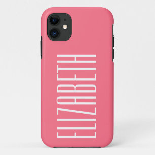 Case-Mate iPhone Case Watermelon Sorbet couleur solide Nom minimal