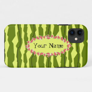 Case-Mate iPhone Case Watermelon Stripe ovale "Nom" horizontal